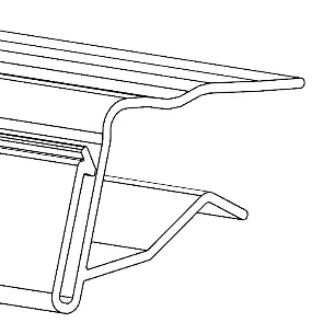 Комбинированный профиль для плоской полки BS-005